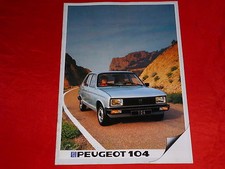 1983 peugeot 104 d'occasion  Expédié en Belgium