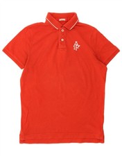 Camisa polo masculina ABERCROMBIE & FITCH algodão vermelho grande BF09, usado comprar usado  Enviando para Brazil