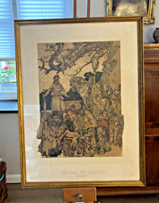 Lithographierte federzeichnung gebraucht kaufen  Berlin