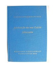 Frankfurter bibliothek jahrbuc gebraucht kaufen Frankfurter bibliothek jahrbuc gebraucht kaufen  Trebbin