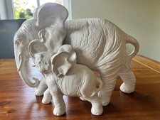 Keramikfigur afrikanische elef gebraucht kaufen  Rantrum