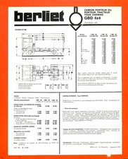 Berliet gbd 4x4 d'occasion  Les Bordes