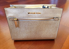 Usado, Bolsa tiracolo Michael Kors - Dourada - Jet Set alça metálica MK comprar usado  Enviando para Brazil