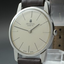 ◆Vintage N ESTADO PERFEITO◆ Relógio Masculino Universal Geneve 842101 Prata Manual 31mm Anos 70  comprar usado  Enviando para Brazil