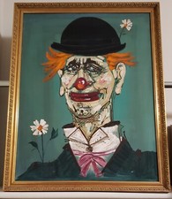 Clown painting vintage for sale  Red Rock