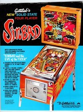 1977 gottlieb sinbad for sale  Collingswood