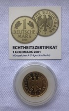 Goldmark 2001 gold gebraucht kaufen  Bobenheim-Roxheim