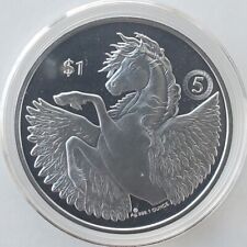 2022 PEGASUS 1 Oz .999 Moeda Prata Fina Winged Horse Unicorn 5 Anniversary privy comprar usado  Enviando para Brazil