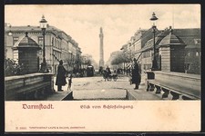 Ansichtskarte darmstadt blick gebraucht kaufen  Berlin