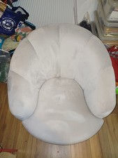 Grey velvet swivel for sale  COULSDON