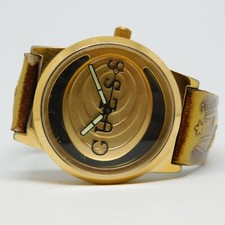 Relógio feminino GUESS tom dourado estojo quartzo analógico nova bateria comprar usado  Enviando para Brazil