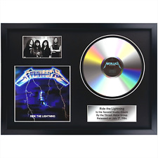Usado, Metallica – Ride The Lightning / Memorabilia / Lembrança em moldura preta / Metal comprar usado  Enviando para Brazil