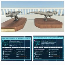 ARK ASA PVE PAR OFICIAL BEBÊ CERATO ALBINO NOVO STATUS SUPERIOR 1301% DMG PC/XBOX/PS5 comprar usado  Brasil 