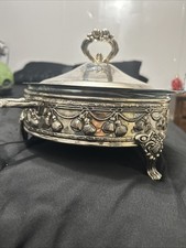 Silver plated footed for sale  Star City