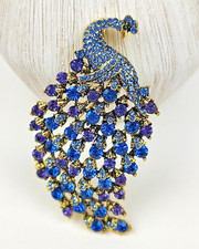 Blue peacock pendant for sale  San Diego