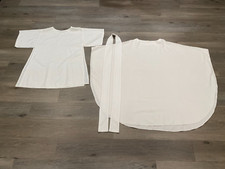Plain white chasuble d'occasion  Expédié en Belgium