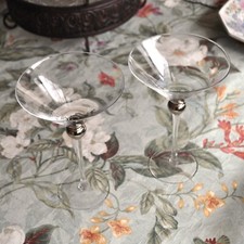 Two martini glasses for sale  Hackettstown