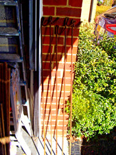 Vintage steel fence for sale  ASHFORD