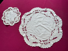 Antique embroidered placemats d'occasion  Expédié en Belgium