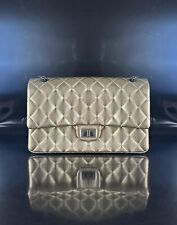 Bolsa Chanel reedição 2,55 acolchoada metálica dourada comprar usado  Enviando para Brazil