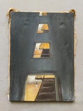 Stairwell oil canvas d'occasion  Expédié en Belgium