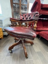Chesterfield captains chair. for sale  STANLEY