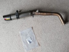 Akrapovic exhaust titanium for sale  BROUGH