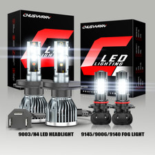 Para Toyota Hilux 2004-2019 Faros LED Alto Bajo + Bombilla De Luz Antiniebla comprar usado  Enviando para Brazil