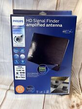 Antena localizadora de sinal amplificada interna Philips Elite com 10 pés coaxial - preta comprar usado  Enviando para Brazil