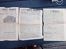 Lot journaux ouest d'occasion  Lanester