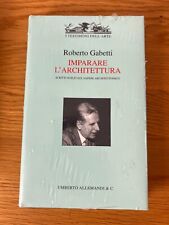 Roberto gabetti. imparare usato  Italia