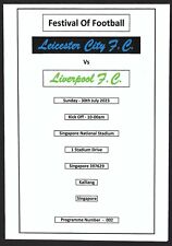 Leicester city liverpool for sale  LEICESTER