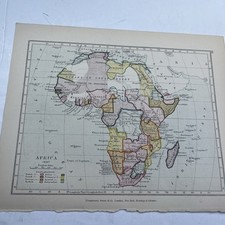 1914 map africa for sale  LEICESTER