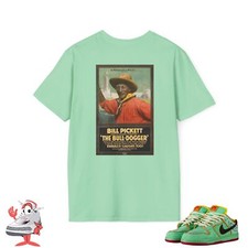 Camiseta combinando Nike SB Dunk Low moderna cowboy preta história rodeio skate comprar usado  Enviando para Brazil