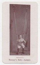 Cartão de troca fotográfico 1890 para Benner's Baby Jumper Swing & Walker combo comprar usado  Enviando para Brazil