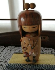 Vintage wooden kokeshi d'occasion  Expédié en Belgium
