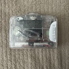 Walkman Clear Tech Prison Radio toca-fitas toca-fitas. TESTADO FUNCIONANDO. comprar usado  Enviando para Brazil