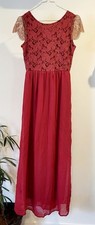 Robe longue bordeaux d'occasion  Épinal