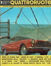Quattroruote sett. 1962 usato  Monterotondo