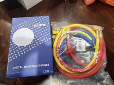 Coletor digital de refrigeração HVAC A/C testador de pressão e vácuo COM MANGUEIRAS, usado comprar usado  Enviando para Brazil