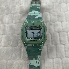 Freestyle Shark Classic FS81316 visão noturna traseira de aço 100m H2o camuflagem verde rara comprar usado  Enviando para Brazil