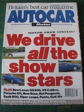Autocar magazine oct for sale  BRISTOL