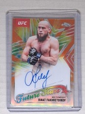 2025 Topps Chrome UFC Rinat Fakhretdinov Future Stars Auto Laranja Geométrico /25, usado comprar usado 2025 Topps Chrome UFC Rinat Fakhretdinov Future Stars Auto Laranja Geométrico /25, usado comprar usado  Enviando para Brazil
