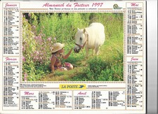 Almanach ptt calendrier d'occasion  L'Arbresle