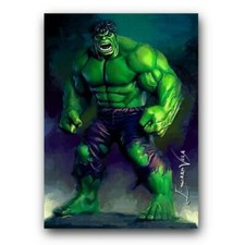 2016 THE HULK # 10 IMPRESSÃO ORIGINAL 6/9 ARTE ESBOÇO CARTÃO ARTISTA ASSINADO comprar usado  Enviando para Brazil