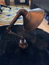 Retro tischlampe metall gebraucht kaufen  Berlin