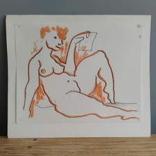 Orig gouache portrait for sale  CLEVEDON