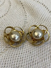 Orecchini vintage clip usato  Latina