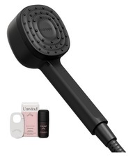 Usado, Massageador de cabeça de chuveiro e couro cabeludo filtrado portátil de alta pressão - Preto comprar usado  Enviando para Brazil