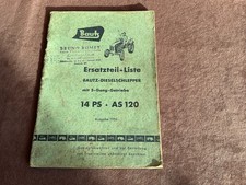 Ersatzteilliste bautz schleppe gebraucht kaufen  Kulmbach